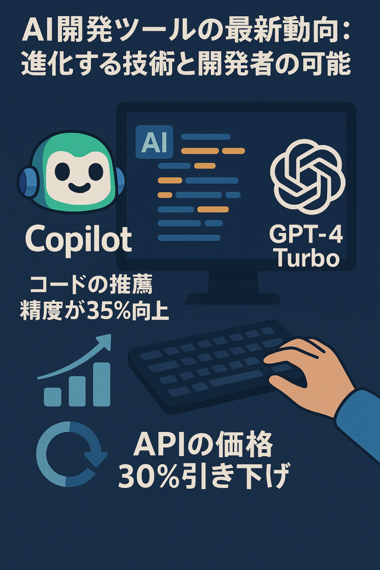 AI開発ツールの最新動向：進化する技術と開発者の可能性