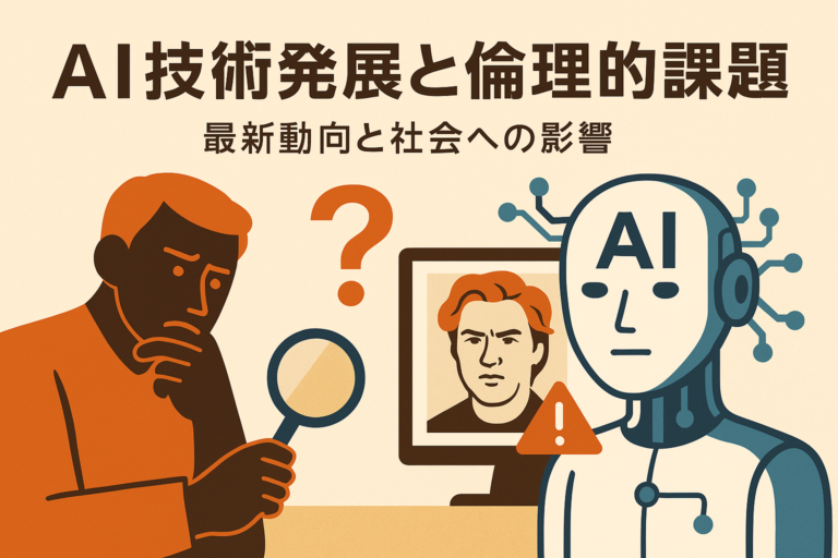AI技術発展と倫理的課題：最新動向と社会への影響
