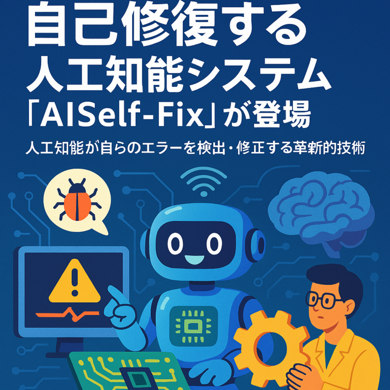最新AI技術：自己修復する人工知能システム「AISelf-Fix」が登場