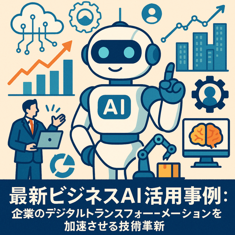 最新ビジネスAI活用事例：企業のデジタルトランスフォーメーションを加速させる技術革新