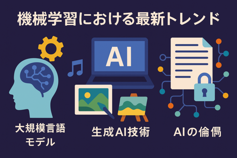 機械学習における最新トレンド：大規模言語モデルと生成AI技術の進化